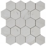 Hexagon MwP 74x74 Мозаика из натурального мрамора Vidrepur